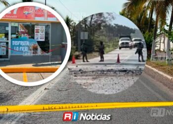 Reportan explosión de un carro en Escuinapa