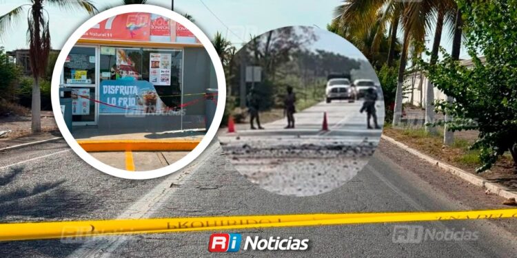 Reportan explosión de un carro en Escuinapa
