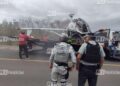 Helicóptero de escuela de aviación realiza aterrizaje de emergencia cerca de Mármol