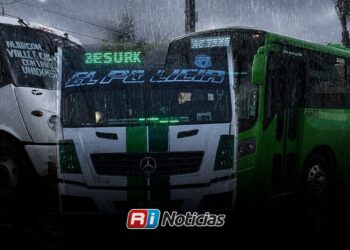 Rutas de camión podrían modificarse temporalmente durante lluvias e inundaciones en Mazatlán