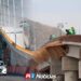 Obras en puente de Óscar Pérez Escobosa obligan desvíos y retrasan rutas urbanas