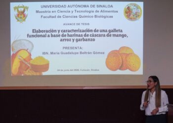 Científica de la UAS transforma cáscara de mango en superalimento funcional