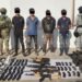 Detienen a cuatro personas armadas y aseguran arsenal en operativo en Navolato