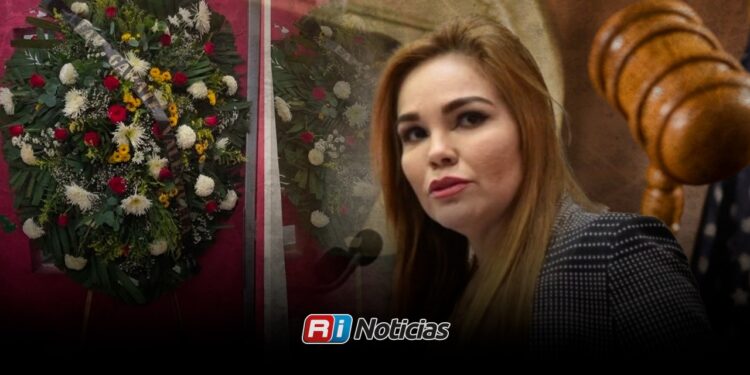 Juez federal ordena protección para Paola Gárate y su familia tras recibir una corona fúnebre en Culiacán