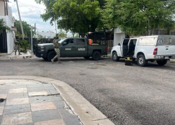Balean vivienda en el sector La Conquista, Culiacán; aseguran casquillos de grueso calibre