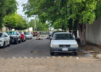 Ejecutan a repartidor de plataforma digital en calles del fraccionamiento Santanita, al norte de Culiacán