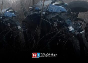 Cuatro personas resultan heridas tras aparatosa volcadura en la carretera Habal-Cerritos, en Mazatlán