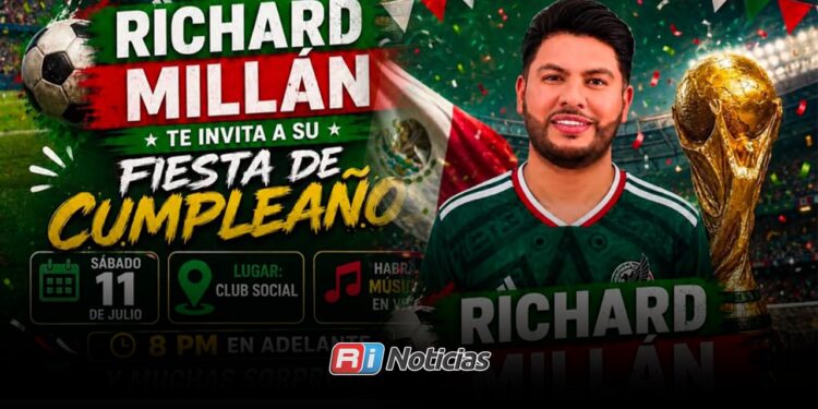 Alcalde de Elota, abre invitación nacional para festejar su cumpleaños con temática futbolera en Sinaloa