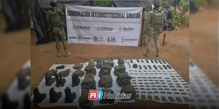 Ejército decomisa explosivos, municiones y equipo táctico tras localizar vehículo abandonado en El Rosario