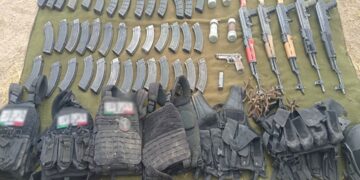 Confirman cuatro detenidos y arsenal asegurado tras balacera en Ranchito de Los Gaxiola