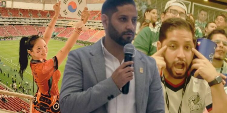Identifican al aficionado que habría hecho un gesto racista contra una influencer coreana en partido de la Copa Mundial 2026