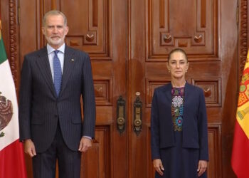 Se reúne el rey de España con Sheinbaum en Palacio Nacional