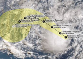 Se forma en el Pacífico la tormenta tropical “Amanda”: ¿tocará México?