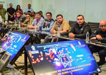 Refuerzan coordinación entre autoridades y comercios para frenar robos en Culiacán