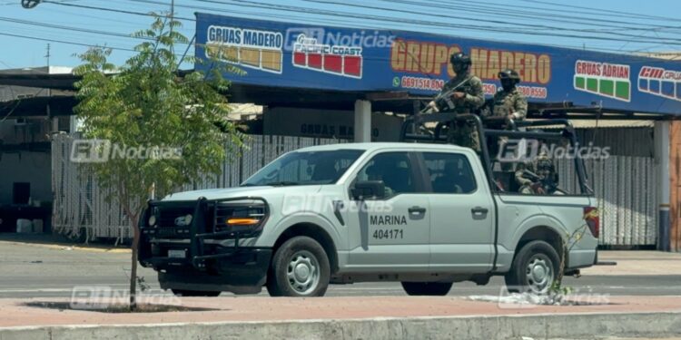 Reportan enfrentamiento entre civiles armados y fuerzas federales al sur de Mazatlán