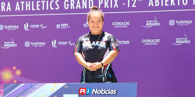 ¡Oro para Sinaloa! Pauleth Mejía conquista el Grand Prix de Paratletismo