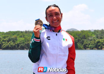 Kenia Lechuga se lleva la medalla dorada para México en el remo centroamericano