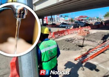 Suspenden servicio de agua en cinco colonias de Mazatlán por obras en el Puente Acaya
