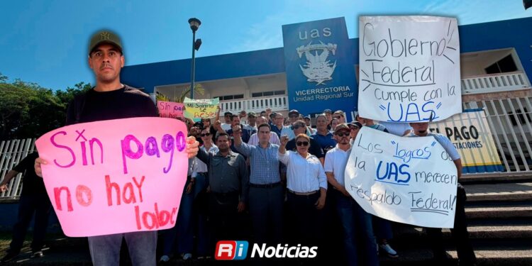 Paro indefinido en la UAS: Trabajadores exigen solución definitiva ante adeudos de la federación