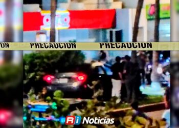 Auto choca contra una palmera frente a Las Letras de Mazatlán