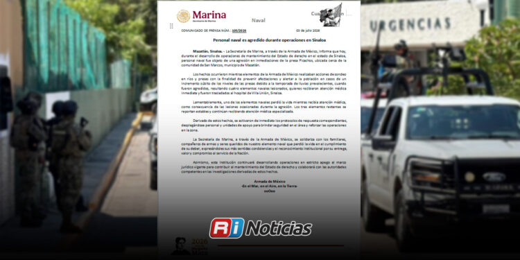 Muere un marino y tres más resultan heridos tras agresión durante operativo en la presa Picachos, en Mazatlán