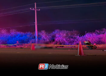 Muere adolescente de 17 años tras accidente en motocicleta rumbo al aeropuerto de Mazatlán