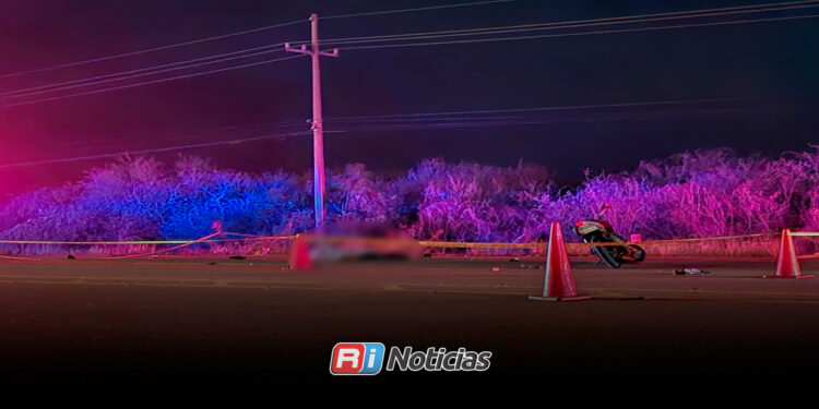 Muere adolescente de 17 años tras accidente en motocicleta rumbo al aeropuerto de Mazatlán