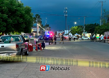 Ataque armado en taquería de Barrancos deja un hombre sin vida y un lesionado en Culiacán