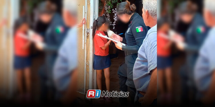 Localizan sana y salva a niña de 5 años que deambulaba sola en la invasión Canaco