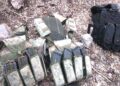 Asegura el Ejército arsenal y equipo táctico abandonado en zona rural de Mazatlán