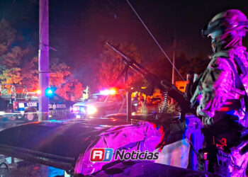 Grupo armado ataca con disparos y explosivo una vivienda en el fraccionamiento Santa Fe de Mazatlán