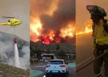 Un devastador incendio forestal en Almería, España, dejó al menos 12 personas fallecidas y 23 desaparecidas
