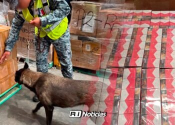 Aseguran cargamento de 60 mil cajetillas de cigarros en el Aeropuerto Internacional Felipe Ángeles