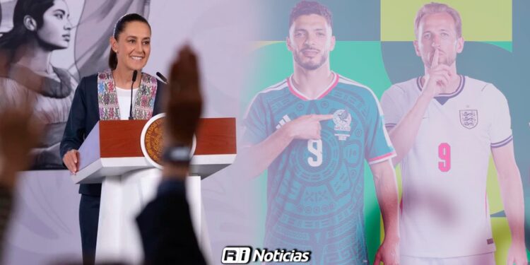 Despliegan 17 mil policías en CDMX: Claudia Sheinbaum respalda a la Selección ante Inglaterra