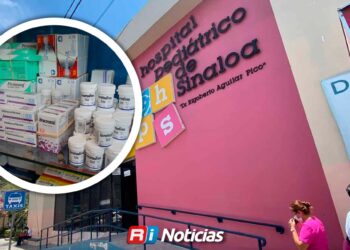 Hospital Pediátrico de Sinaloa registra abasto de medicamentos de entre 70 y 75%