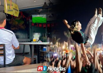 Restaurantes y sports bar llenan durante el partido de México