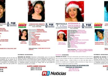 Emiten tres Alertas Amber y un Protocolo Alba por desaparición de una familia en Mazatlán