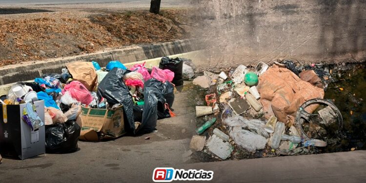 Persiste acumulación de basura en canales de Mazatlán pese a advertencias de sanciones
