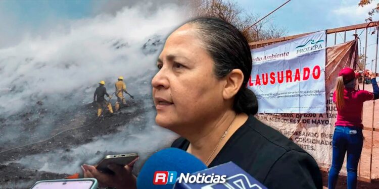 “No nos han notificado”: alcaldesa de Mazatlán sobre la multa de Profepa por el basurón