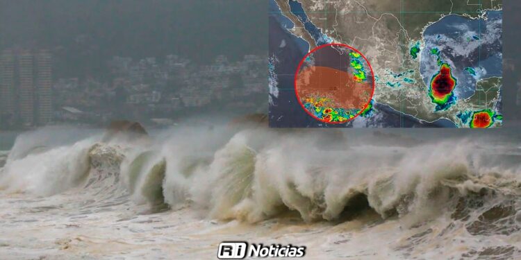 Posible ciclón “Elida” eleva a 60% su probabilidad de formación frente al Pacífico mexicano