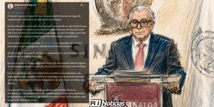 Gobernador de Sinaloa cumple 69 días con licencia y acusa “Embestida mediática” en su contra