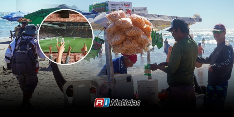 Mundial deja menos ventas a vendedores de playa; esperan repunte con vacaciones