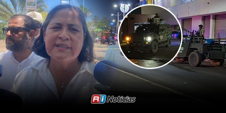 Alcaldesa destaca labor de la Fiscalía y la Policía Municipal ante hechos delictivos en Mazatlán