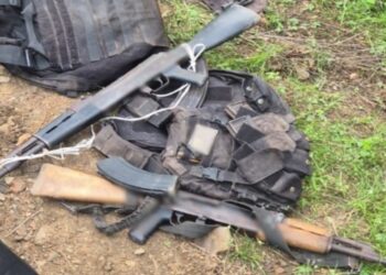 Ejército asegura arsenal, chalecos y placas balísticas en Concordia