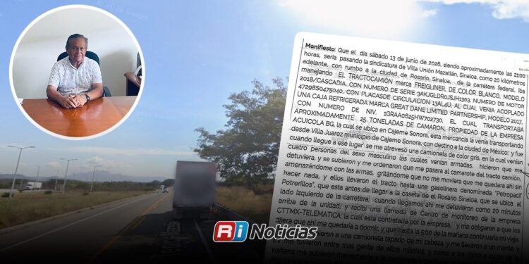 Roban 50 toneladas de camarón en carreteras de Sinaloa; productores alertan por bandas organizadas