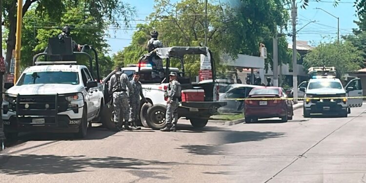 Persecución termina con detenidos tras operativo militar en Ciudad Universitaria, Culiacán