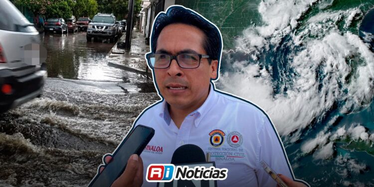Reporta Protección Civil condiciones de mal tiempo y constantes lluvias en Sinaloa