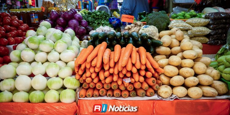 Canasta básica baja 0.69% en julio, pero la cebolla aumenta más de 10%