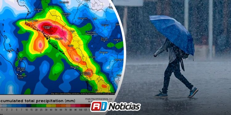 Protección Civil pronostica lluvias generalizadas este fin de semana en Sinaloa
