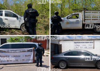 Grupo Interinstitucional recupera cuatro unidades con reporte de robo en Culiacán y Escuinapa